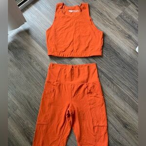 REI Orange Women's Activewear Set